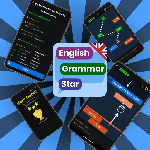 The app logo for English Grammar Star The app logo for English Grammar Star